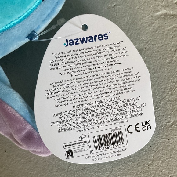 SOLD 🚨Brand NWT- 6.5”- Disney- Stitch w/ Scrump Original- Squishmallows - Picture 13 of 17